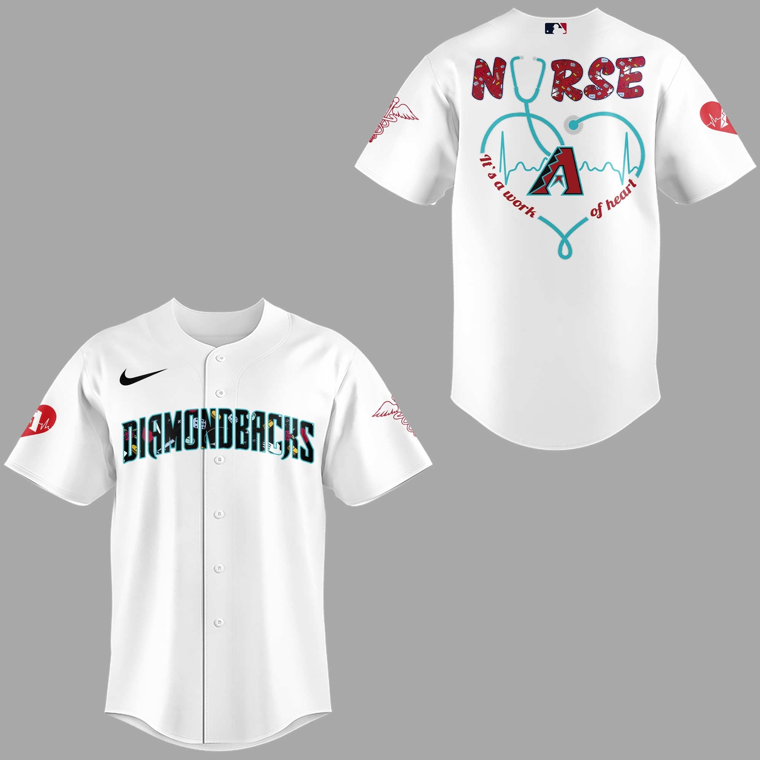 Arizona Diamondbacks MLB Nurses Appreciation 2026 Limited Jersey Arizona Diamondbacks MLB Nurses Appreciation 2026 Limited Jersey