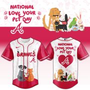 Atlanta Braves National Love Your Pet Day 2026 Special Fan Edition Jersey