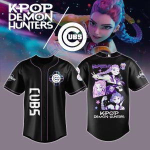 Chicago Cubs 2026 KPop Demon Hunters MLB Collector Jersey by Drovenwear.com