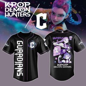 Cleveland Guardians 2026 KPop Demon Hunters MLB Fan Jersey by Drovenwear.com