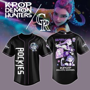Colorado Rockies KPop Demon Hunters 2026 MLB Limited Jersey by Drovenwear.com