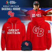 Great Britain Baseball 2026 World Baseball Classic 3D Hoodie Limited Edition