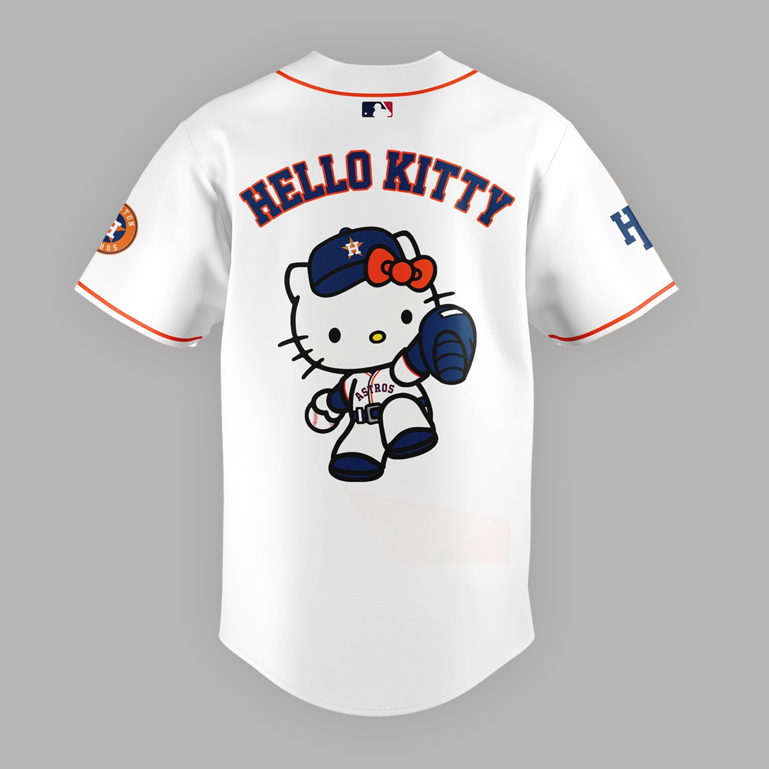 Houston Astros x Hello Kitty Night 2026 Limited Edition White Baseball Jersey Ver 2 Houston Astros x Hello Kitty Night 2026 Limited Edition White Baseball Jersey Ver 2