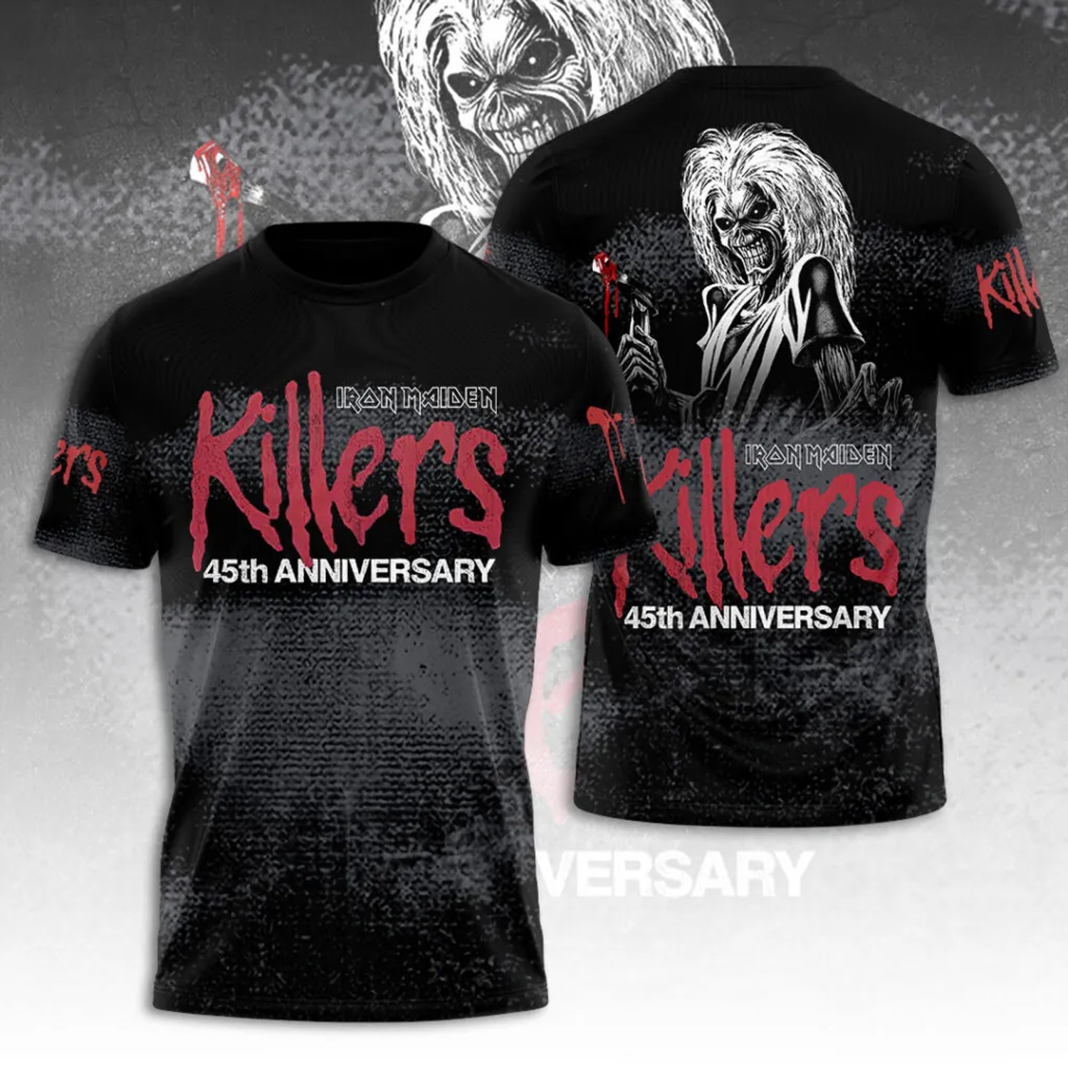 Iron Maiden x Killers 45th Anniversary 2026 3D Tshirt Iron Maiden x Killers 45th Anniversary 2026 3D Tshirt