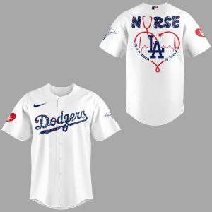 Los Angeles Dodgers MLB 2026 Nurses Night Exclusive Jersey by Drovenwear.com