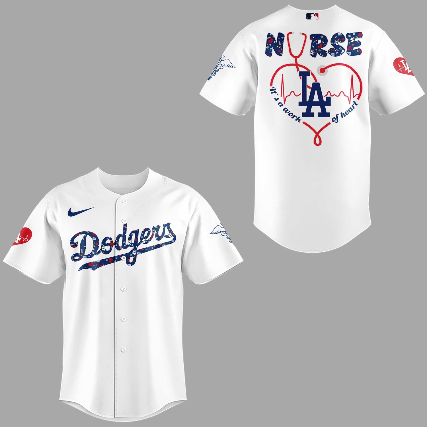 Los Angeles Dodgers MLB 2026 Nurses Night Exclusive Jersey Los Angeles Dodgers MLB 2026 Nurses Night Exclusive Jersey