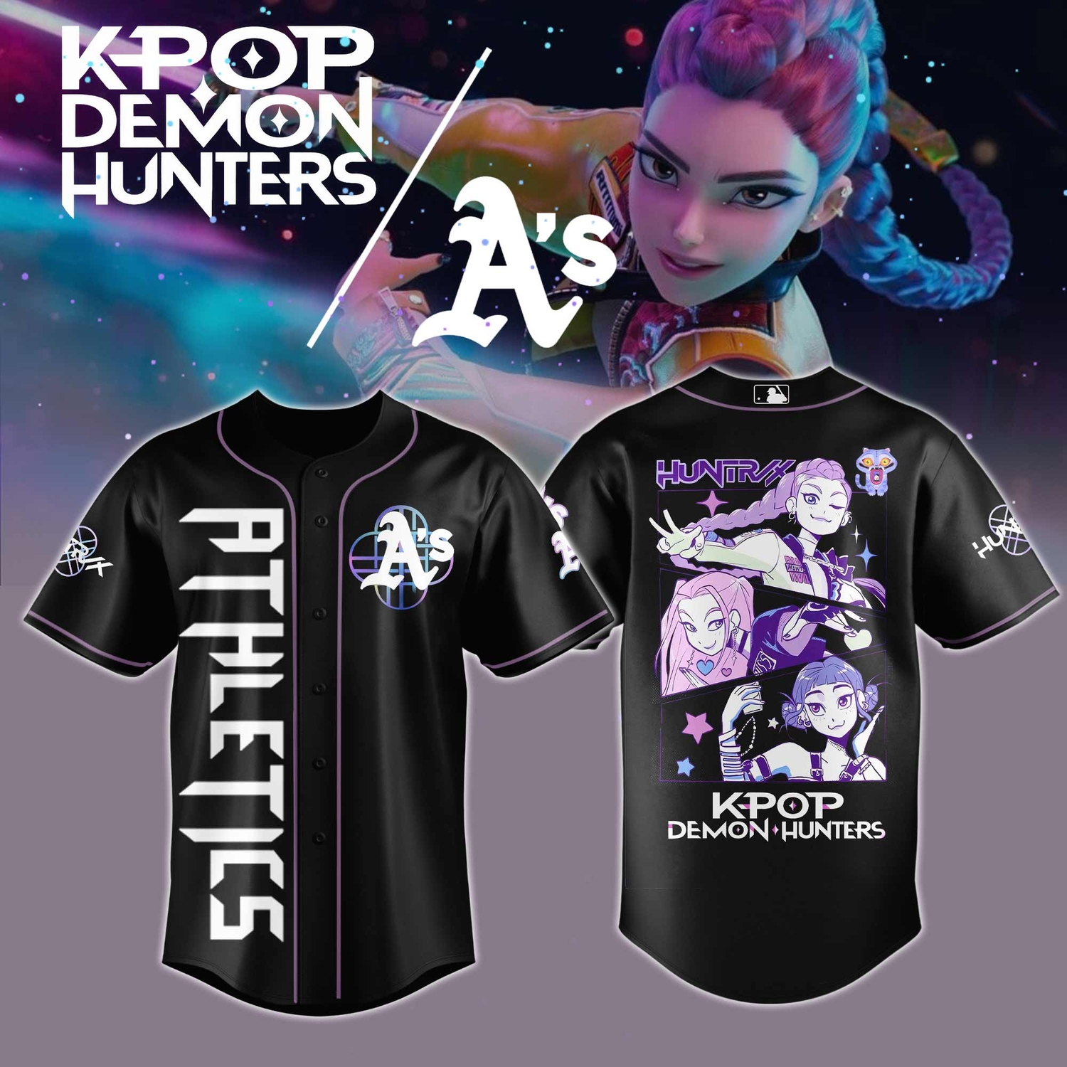 Oakland Athletics 2026 MLB KPop Demon Hunters Limited Jersey Oakland Athletics 2026 MLB KPop Demon Hunters Limited Jersey
