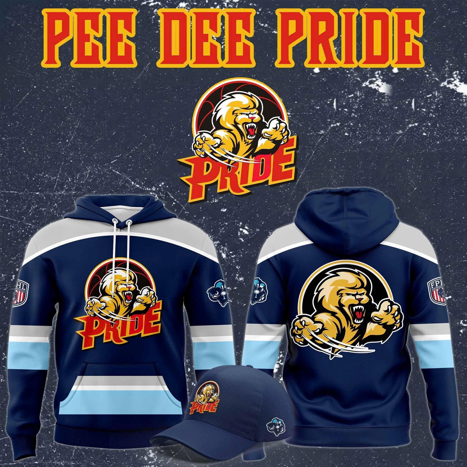 Pee Dee Pride IceCats 2026 Limited Edition Pullover Hoodie Pee Dee Pride IceCats 2026 Limited Edition Pullover Hoodie
