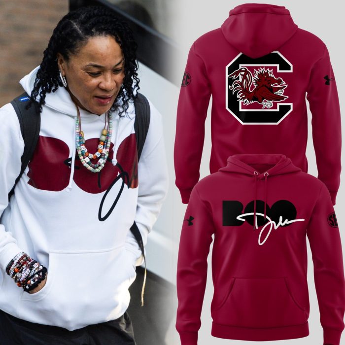 South Carolina Gamecocks x Dawn Staley 2026 Boo Graphic Hoodie – Premium Fan Apparel - Image 2
