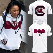 South Carolina Gamecocks x Dawn Staley 2026 Boo Red T-Shirt – Version 2 Alternate Design