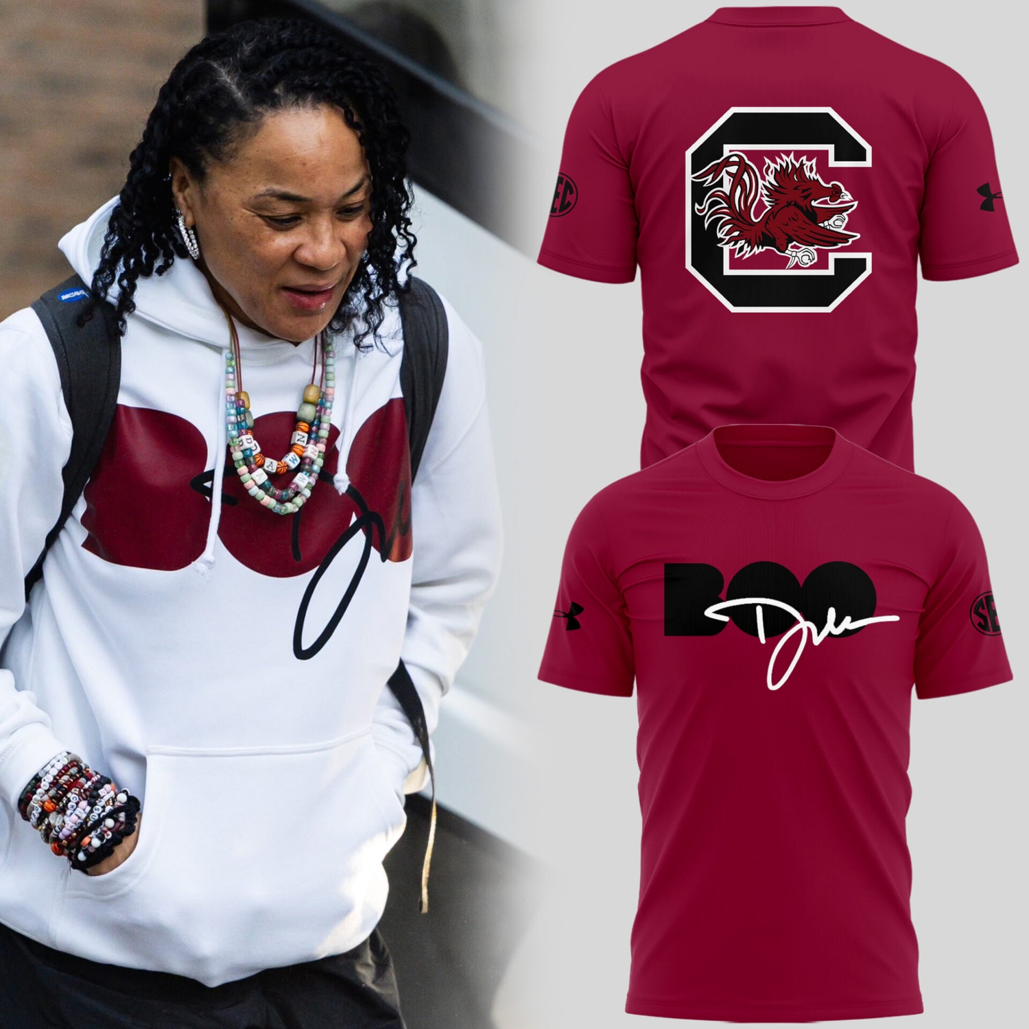 South Carolina Gamecocks x Dawn Staley 2026 Boo Red T-Shirt – Version 2 Alternate Design South Carolina Gamecocks x Dawn Staley 2026 Boo Red T-Shirt – Version 2 Alternate Design
