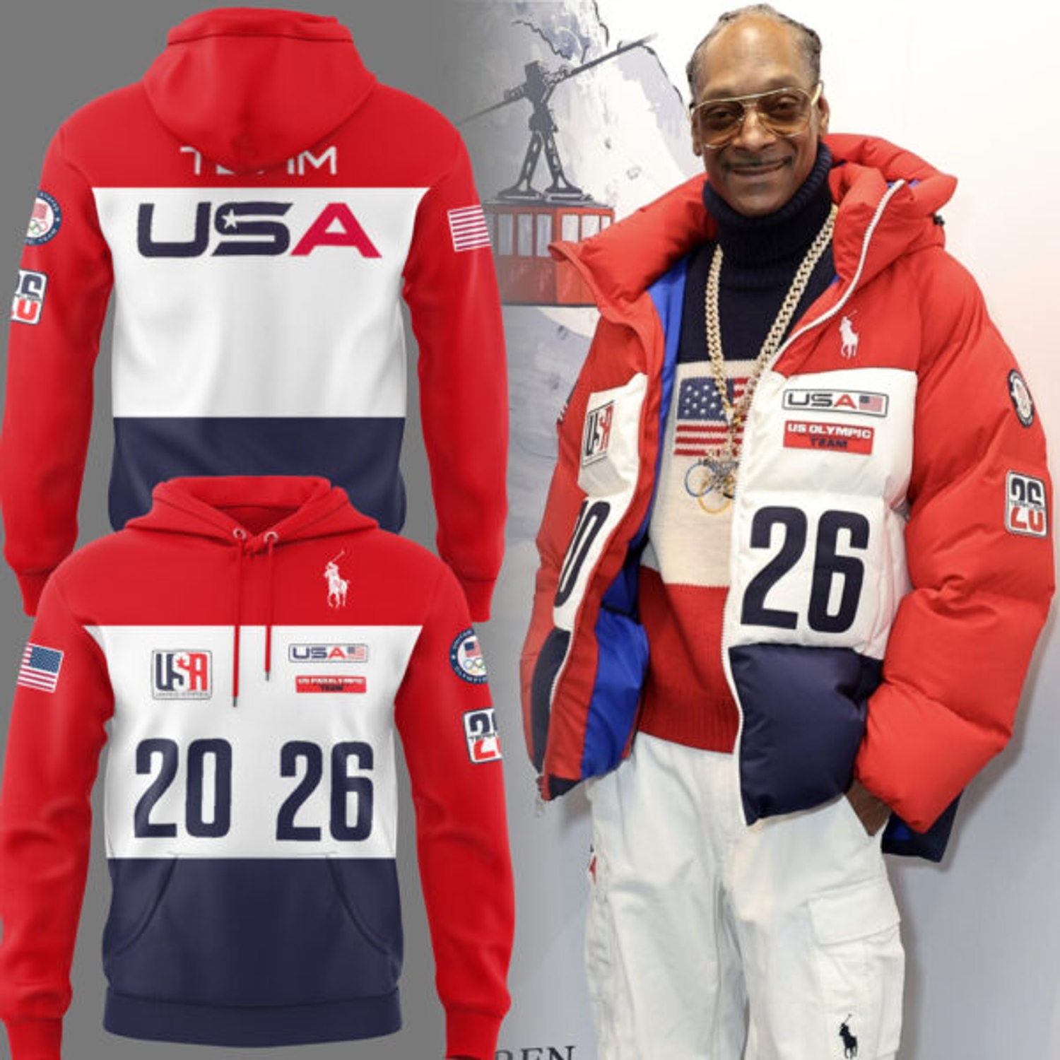 Team USA 2026 Olympic Milano Cortina Hoodie Limited Edition Combo Team USA 2026 Olympic Milano Cortina Hoodie Limited Edition Combo