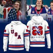 Team USA Men’s Ice Hockey 2026 Olympic Champions Pullover Hoodie - Image 2