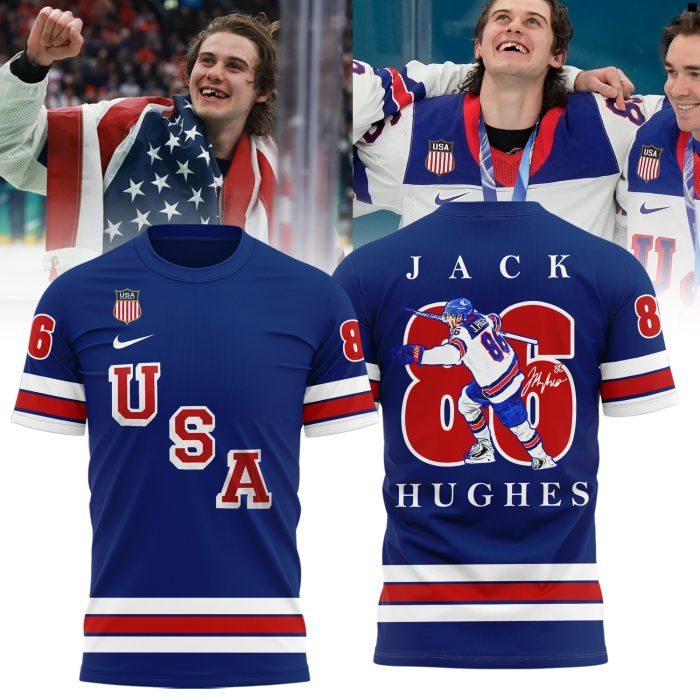 Team USA Men’s Ice Hockey 2026 Olympic Champions Pullover Hoodie - Image 3
