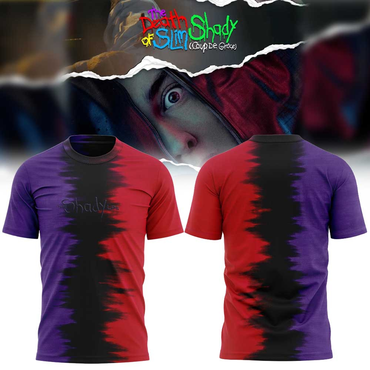 The Slim Shady LP & The Death of Slim Shady Collection Graphic T-Shirt The Slim Shady LP & The Death of Slim Shady Collection Graphic T-Shirt