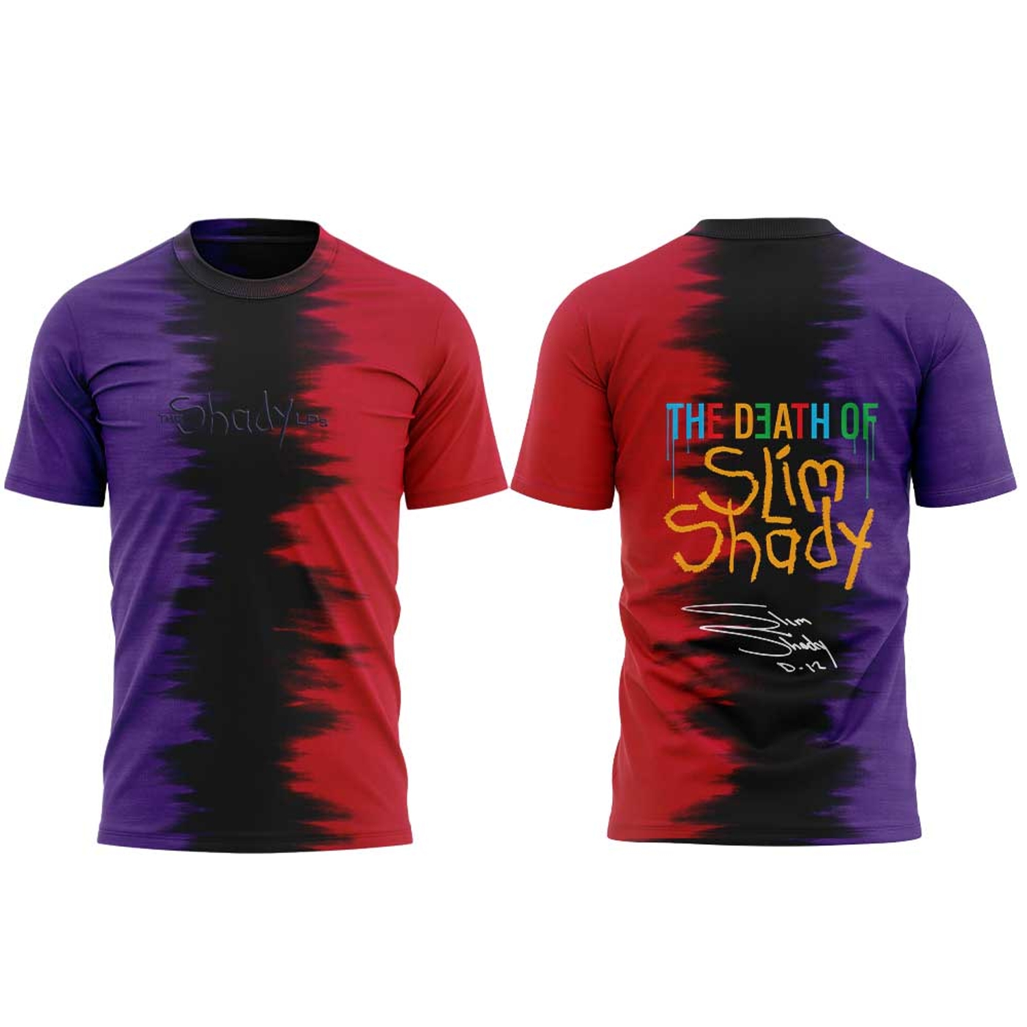 The Slim Shady LP & The Death of Slim Shady Collection Graphic T-Shirt Version 2 The Slim Shady LP & The Death of Slim Shady Collection Graphic T-Shirt Version 2