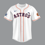 Houston Astros x Hello Kitty Night 2026 Limited Edition White Baseball Jersey - Image 2