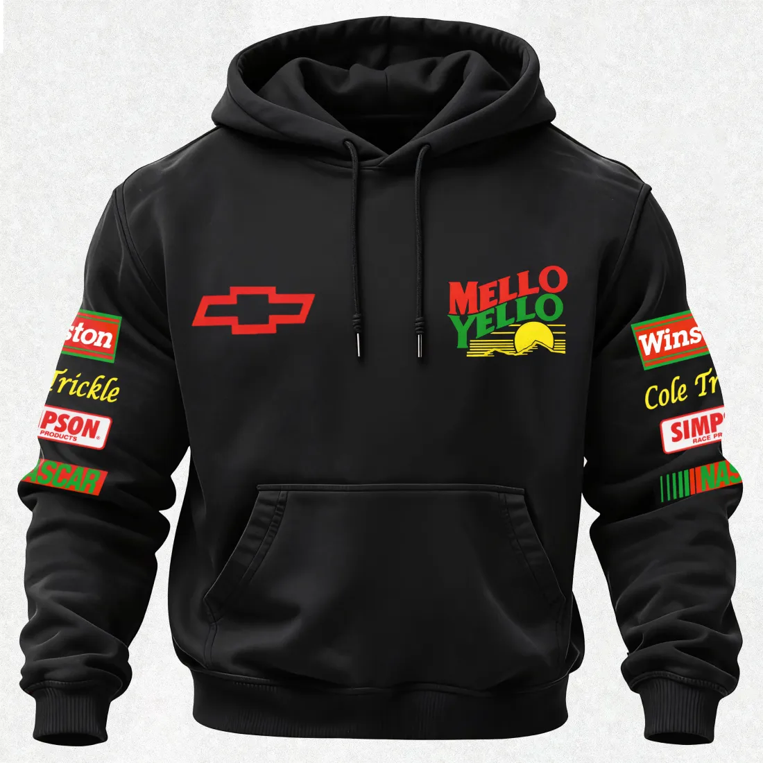 51 Mello Yello Car Cole Trickle Printed Fleece-lined Unisex Hoodie 51 Mello Yello Car Cole Trickle Printed Fleece-lined Unisex Hoodie
