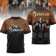 Sabaton Legends On Tour 2026 Official Graphic T-Shirt
