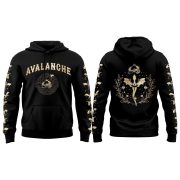 2026 Colorado Avalanche Fourth Wings Night Limited Edition Hoodie Jogger Cap - Image 2