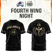 2026 Colorado Avalanche Fourth Wings Night Limited Edition T-Shirt Jogger Cap