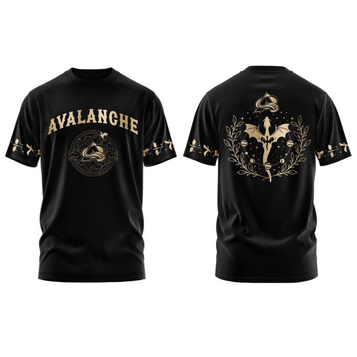 2026 Colorado Avalanche Fourth Wings Night Limited Edition T-Shirt Jogger Cap - Image 2