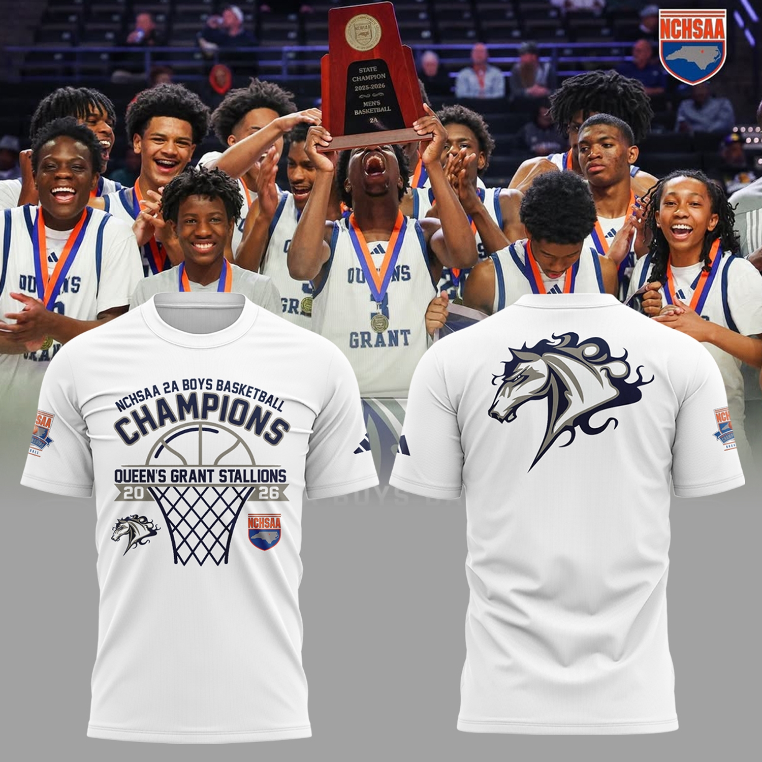2A Boys Basketball Champions 2026 Limited Graphic Shirt Ver2 2A Boys Basketball Champions 2026 Limited Graphic Shirt Ver2