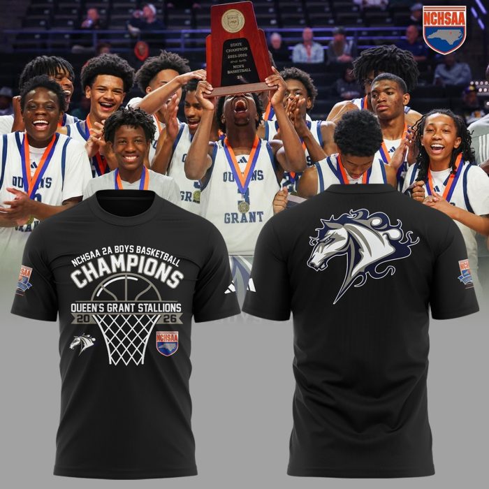 2A Boys Basketball Champions 2026 Limited Graphic Shirt Ver2 - Image 4