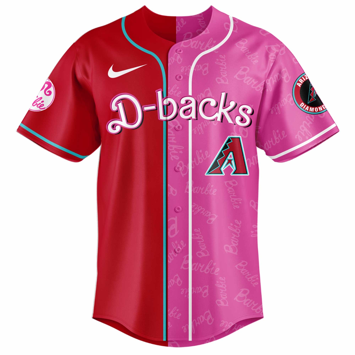 Arizona Diamondbacks Barbie 2026 Special Edition Baseball Jersey Arizona Diamondbacks Barbie 2026 Special Edition Baseball Jersey