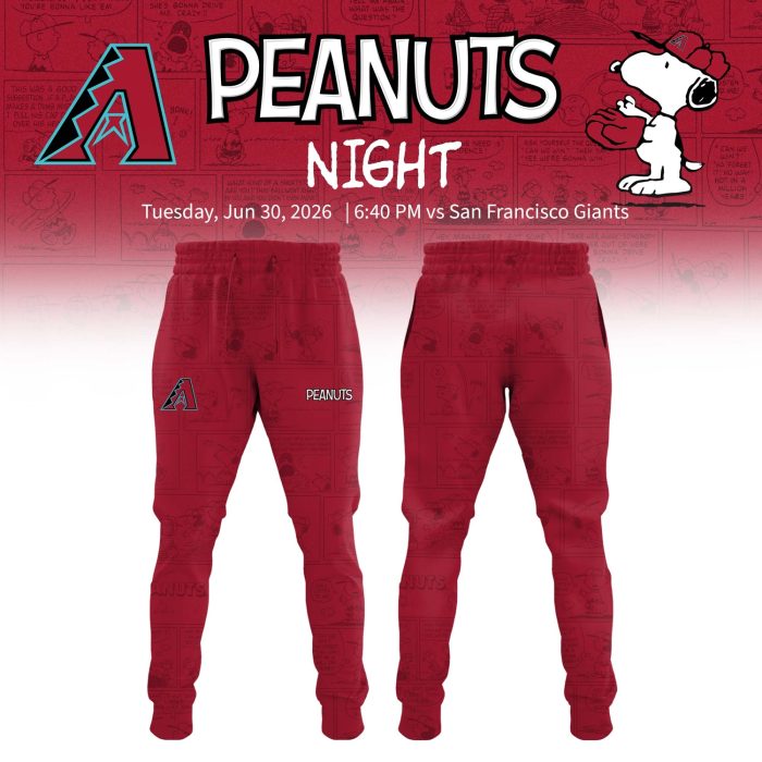 Arizona Diamondbacks Peanuts Night 2026 Special Edition Jersey - Image 2
