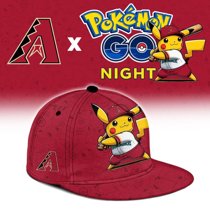 Arizona Diamondbacks Pokémon GO Night Limited Edition Baseball Jersey - Image 3