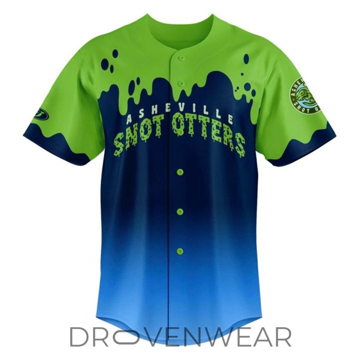 Asheville Tourists x Asheville Snot Otters 2026 Exclusive Baseball Jersey Limited Release - Image 2