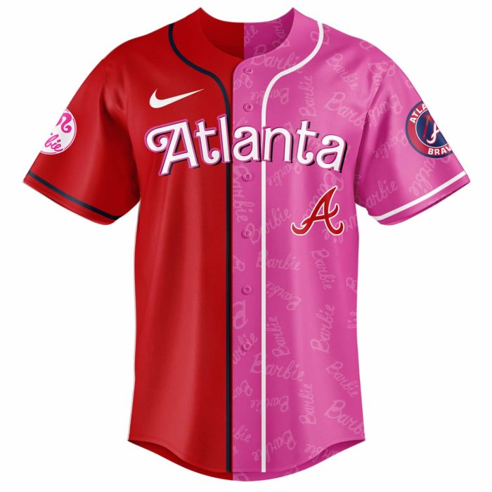 Atlanta Braves Barbie 2026 Special Edition Baseball Jersey - Image 2