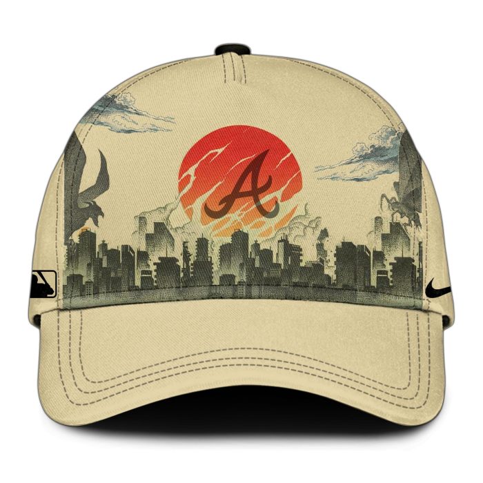 Atlanta Braves Godzilla King Of The Monsters Special Edition Baseball Jersey - Image 2
