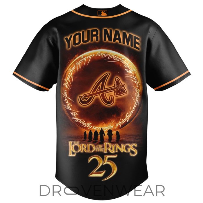 Atlanta Braves x Ring of Power 2026 Custom Name Limited Jersey - Image 3