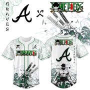 Atlanta Braves x Zoro Ronin Emerald Wave Limited Edition Jersey