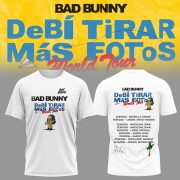 BAD BUNNY – DeBÍ TiRAR MáS FoToS World Tour 2026 3D Tshirt