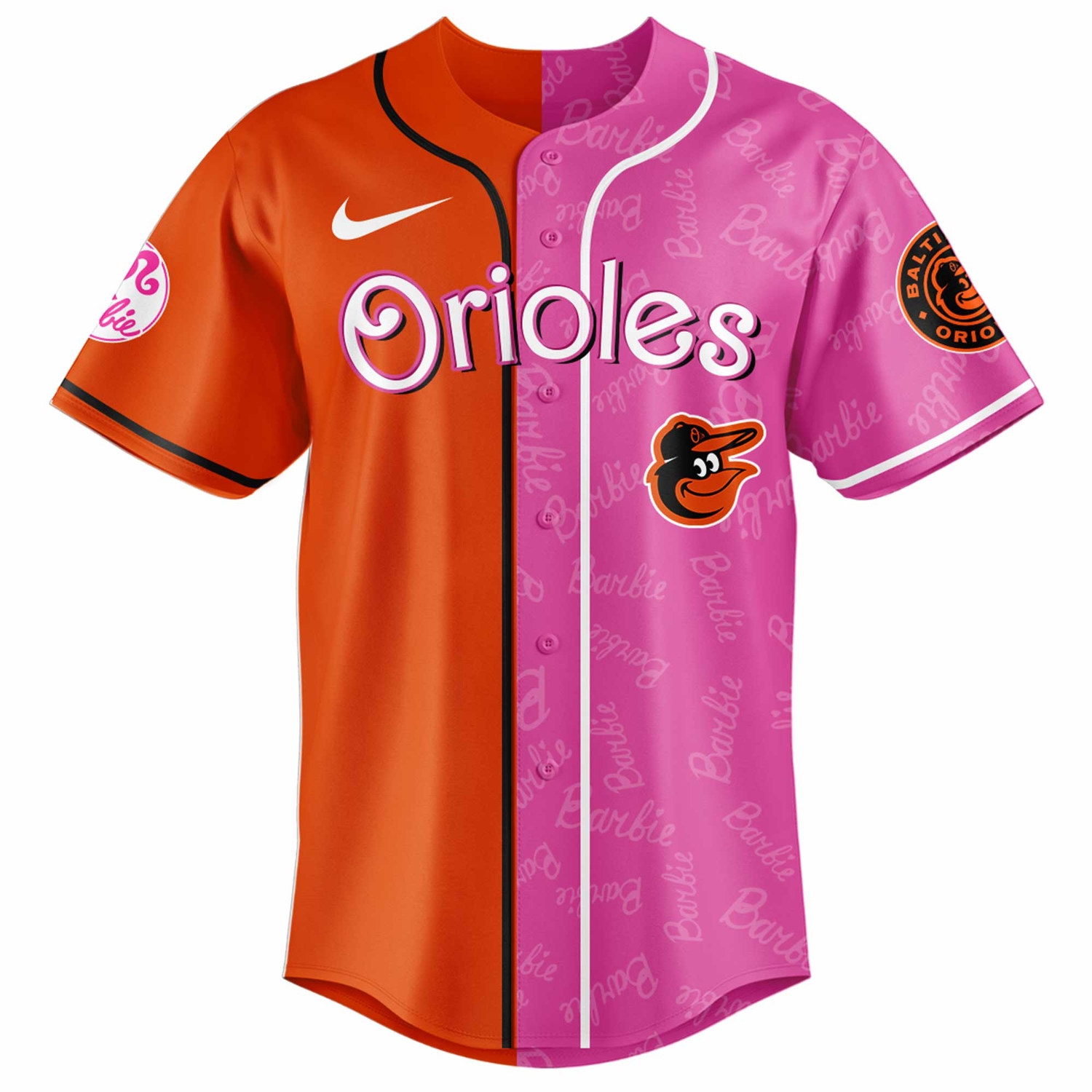 Baltimore Orioles Barbie 2026 Special Edition Baseball Jersey Baltimore Orioles Barbie 2026 Special Edition Baseball Jersey