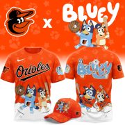 Baltimore Orioles Bluey Night Game Fan Graphic Shirt