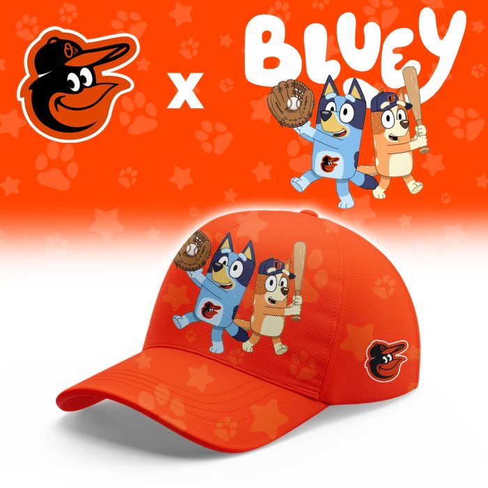 Baltimore Orioles Bluey Night Game Fan Graphic Shirt - Image 3