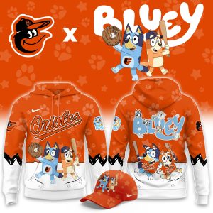 Baltimore Orioles Bluey Night Game Limited Hoodie by Drovenwear.com