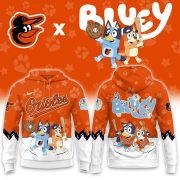 Baltimore Orioles Bluey Night Game Limited Hoodie - Image 2