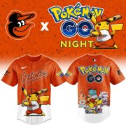 Baltimore Orioles Pokémon GO Night Limited Edition Baseball Jersey - Image 2