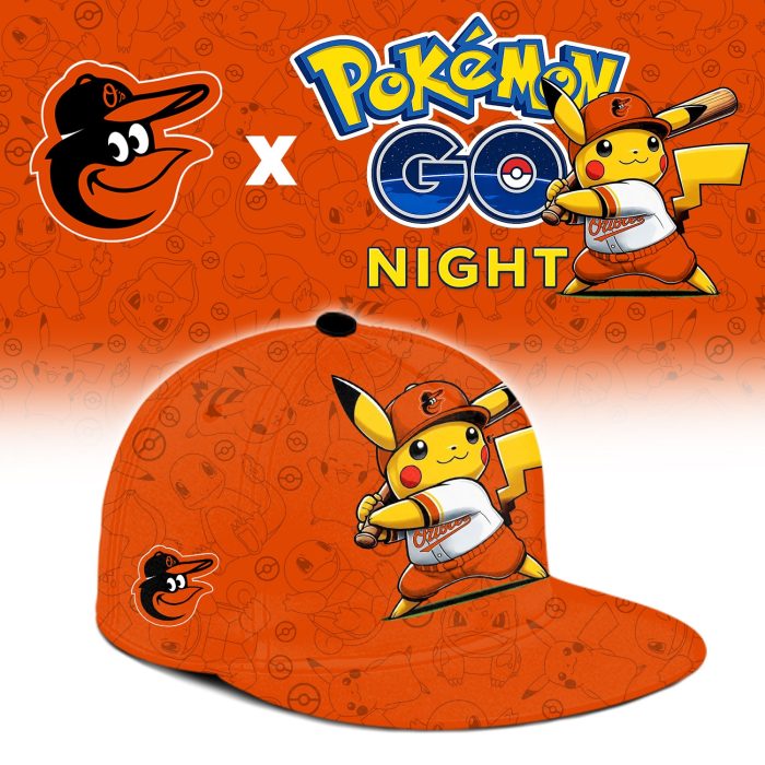 Baltimore Orioles Pokémon GO Night Limited Edition Baseball Jersey - Image 3