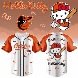 Baltimore Orioles x Hello Kitty 2026 Limited Editions Jersey by Drovenwear.com