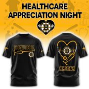 Boston Bruins Healthcare Appreciation Night Graphic Fan T-Shirt | Jogger | Cap