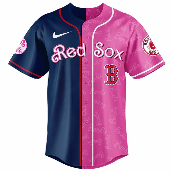 Boston Red Sox Barbie 2026 Special Edition Baseball Jersey - Image 2