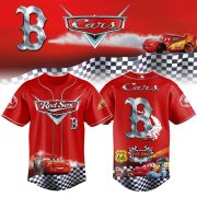 Boston Red Sox Cars 20th Anniversary Inspired Limited Edition Baseball Jersey