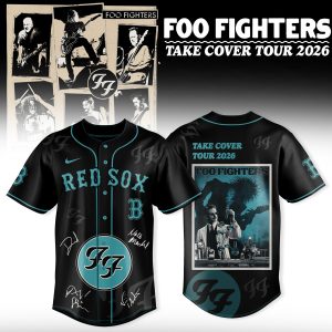 Boston Red Sox Foo Fighters Take Cover Tour 2026 Jersey by Drovenwear.com