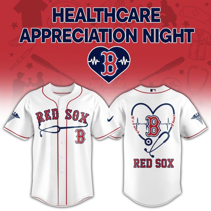 Boston Red Sox Healthcare Appreciation Night Limited Edition Jersey | Jogger | Cap V2 - Image 4